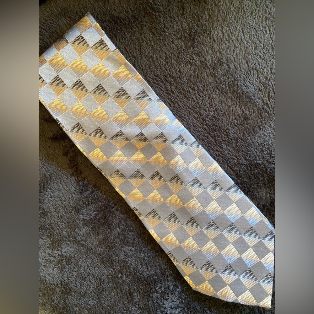 Joseph & Feiss Metallic Silk Tie